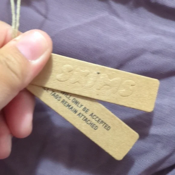 NWT SKIMS Mesh High Waisted Bikini Brief XL Plum - Picture 4 of 5